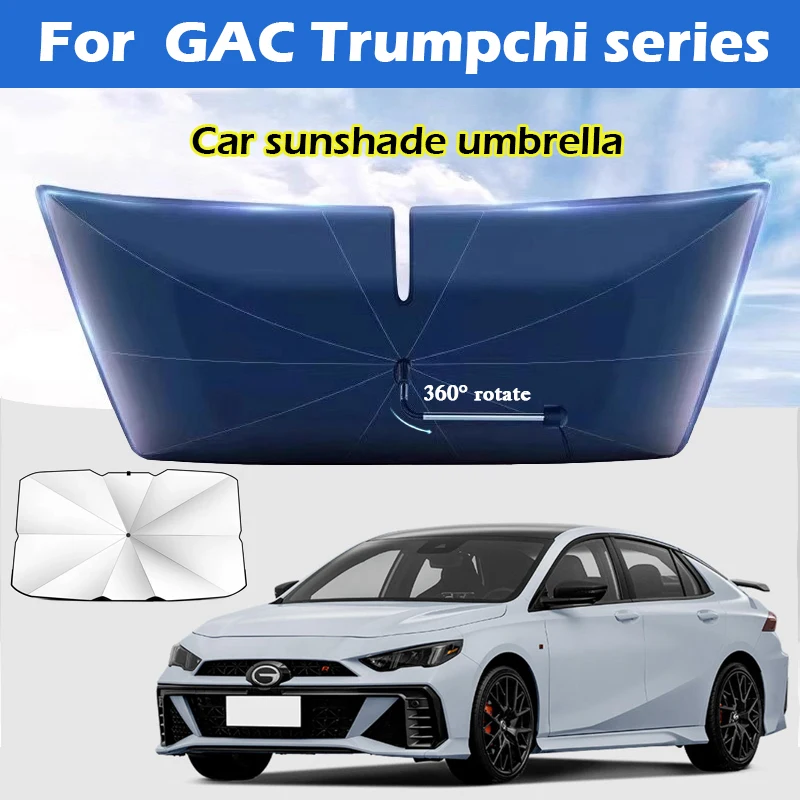 

For GAC Trumpchi GS4 GS3 GS8 Empow Emkoo Emzoom M6 M8 Car Sunshade Umbrella Front Windshield Sunscreen UV Protection Accessories