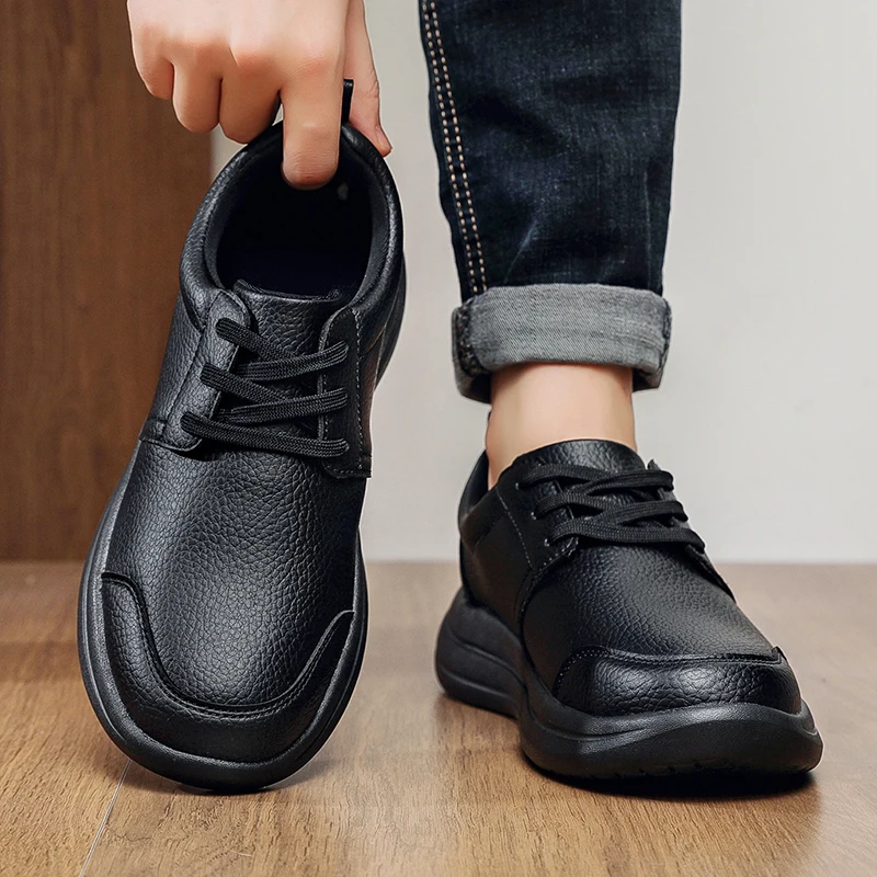 

Men Oxfords Shoes for Men Leather Lace-up Walking Shoes outdoor Sneakers Mens Dress Shoes Men Sapatos Para Hombre big size 50