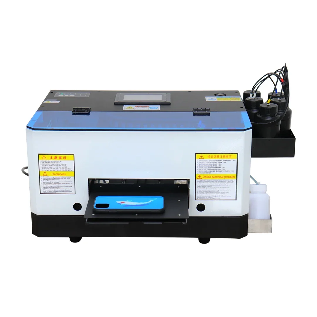 Mini UV Printer A5 L800 Multifunction UV Flatbed Printing Machine for Phone Case Acrylic Wood USB Pen Phone Cover UV Printer