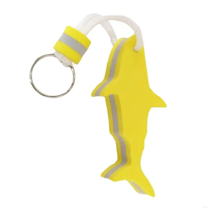 J0MF Bright Color Fish Floating Keychain Prevents Key Loss In Water Great For Rafting And Boating Water Activity