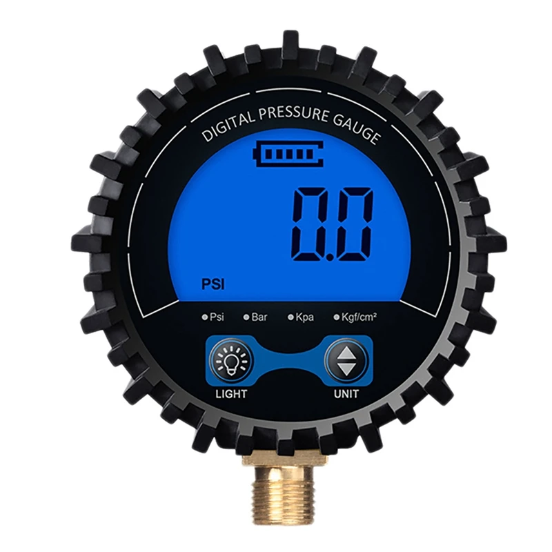 Tire Pressure Gauge Digital Tire Tester Display Air Pressure Manometer Quick Connect Coupler