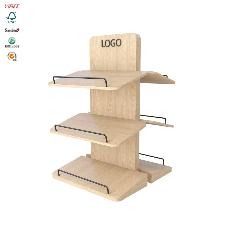 custom.Home household supplies products store fixtures wood retail shop fittings neck pillow display rack stand