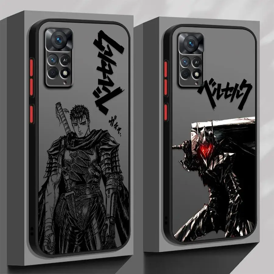 Funda trasera de teléfono con dibujos de Anime para Xiaomi Redmi Note 10S 11S 8 9 10 11 Pro 13 14 12 Pro Plus 7 12s 9S 8T