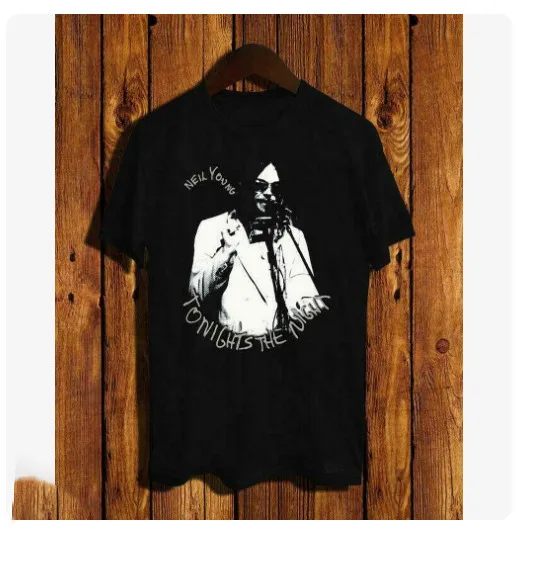 

New NEIL YOUNG t shirt, CUTE// new, gift christmas shirt. MOM GIFT..