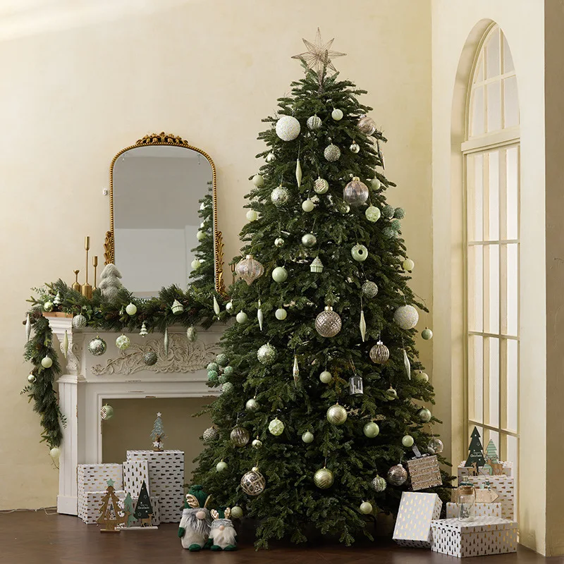 

With A Christmas Tree 2.4 Meters, Encrypted Simulated Nobesong Christmas Tree Full Pe Hotel Villa Christmas Tree Decorations