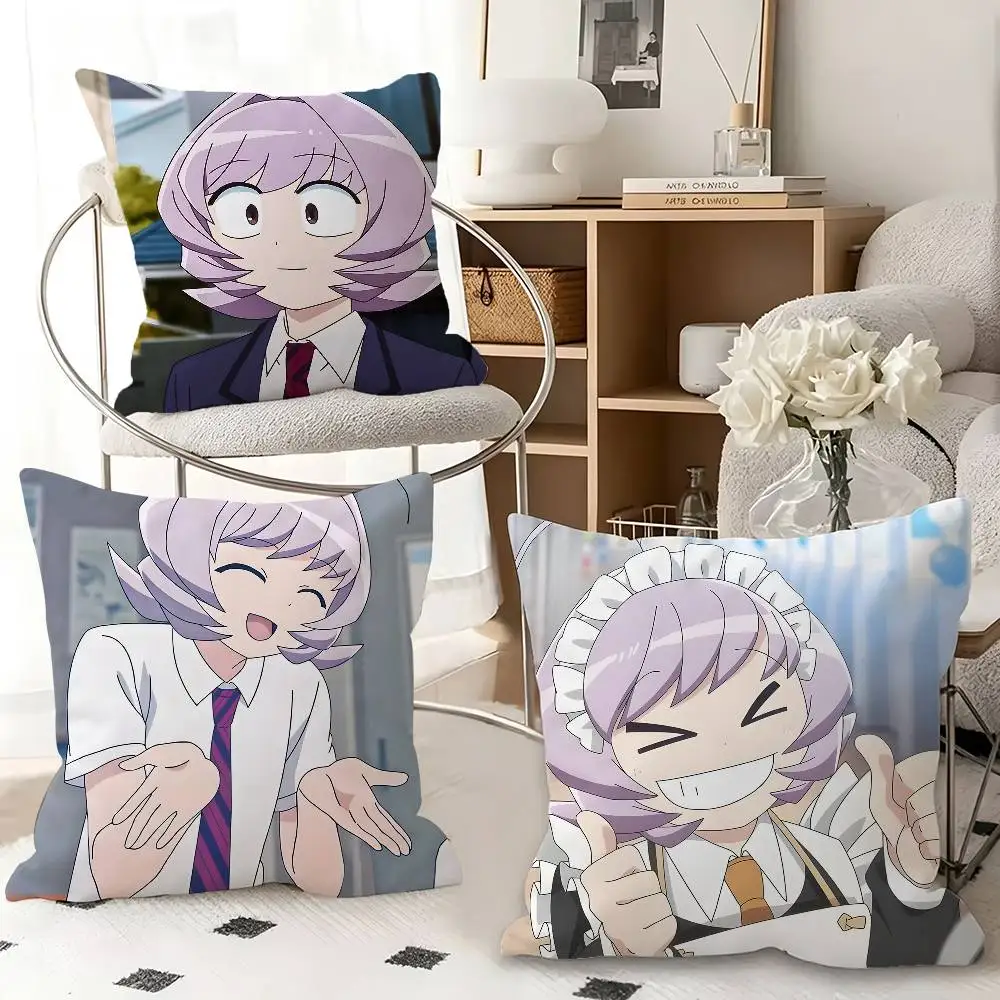 1pc Najimi Osana Komi Can't Communicate Pillow Case Fashion Square Pillowcase Bedroom Sofa Room Ins Decoration Leisure