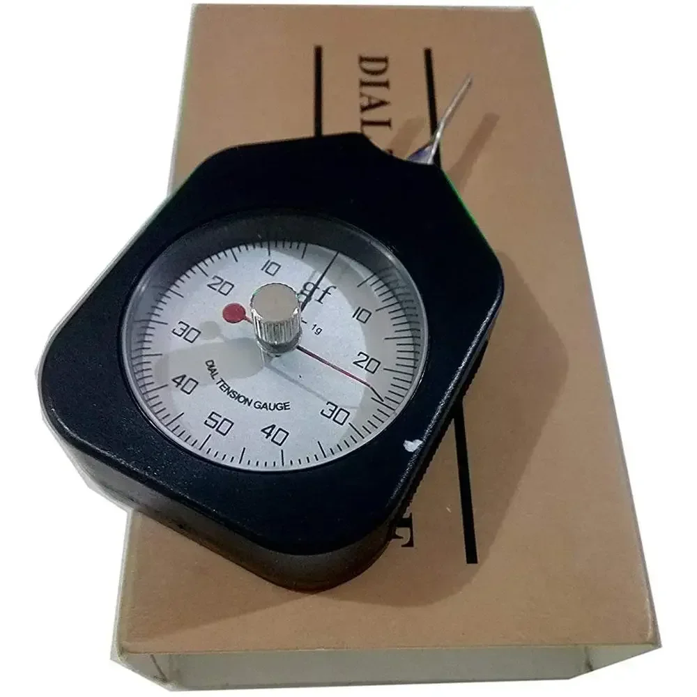 500g Single Pointer Tensiometer Gauge with Analog Tensiometer Tester 100-500-100g range