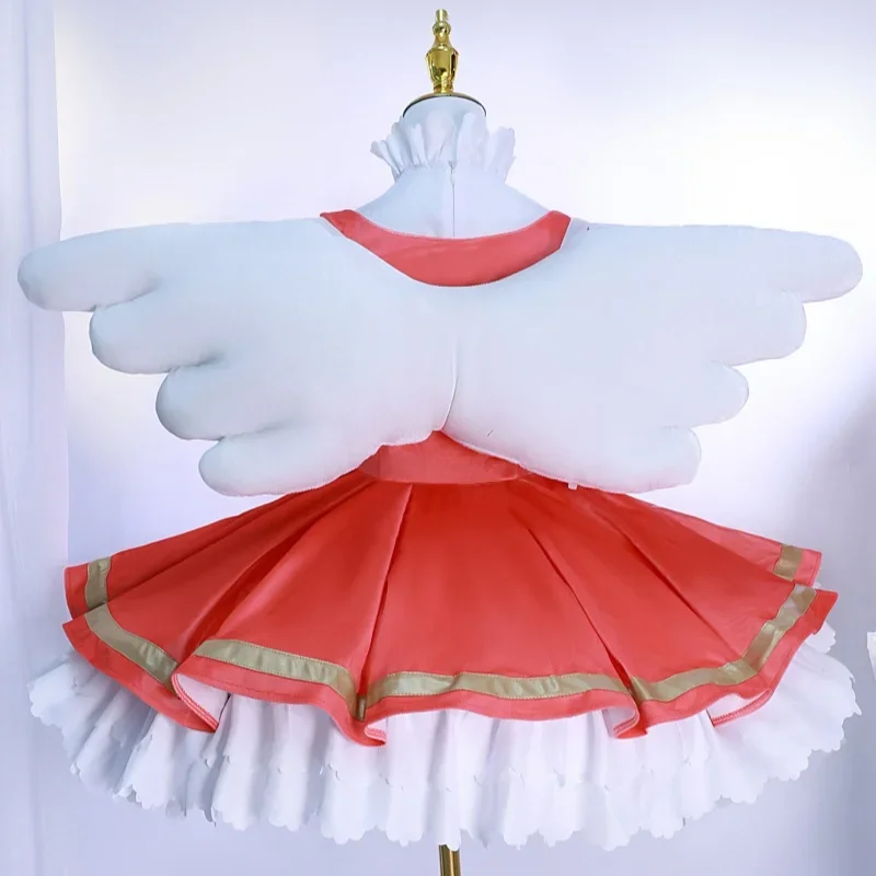 KinomPain-Robe de Princesse Sakura pour Femme et Fille, Costume de Cosplay Lolita, Tenue de ixRose, Captor de Cartes