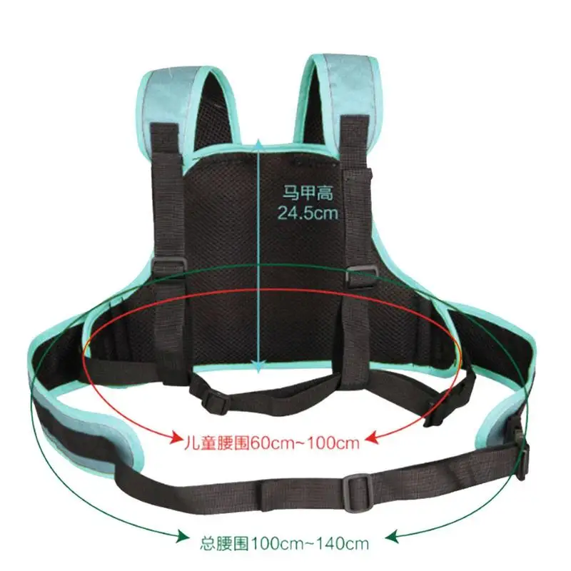 Child Motorcycle Harness Cartoon Adjustable And Breathable Children Passenger Harness With Shoulders For Travel Everyday Use