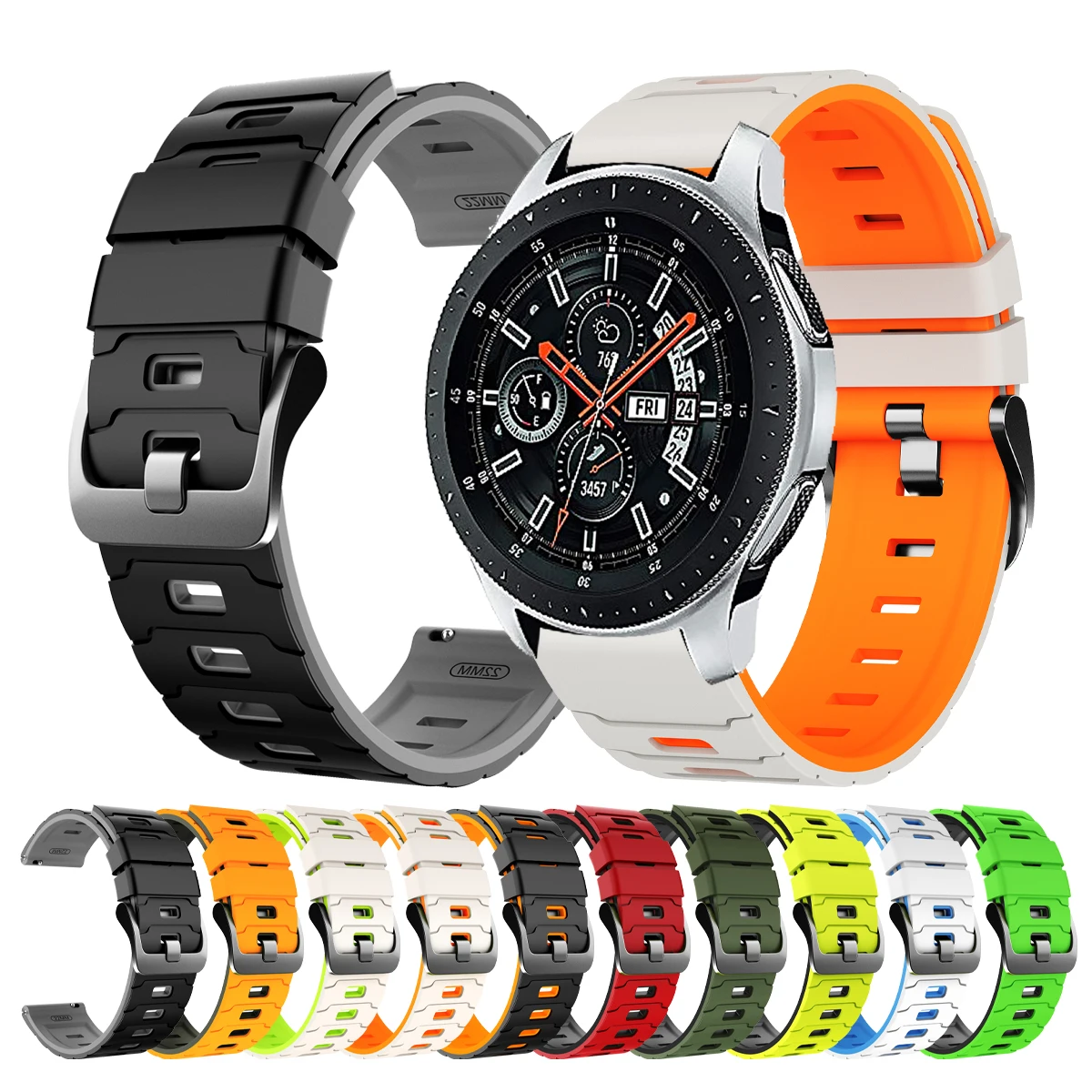 22Mm Silicone Band …