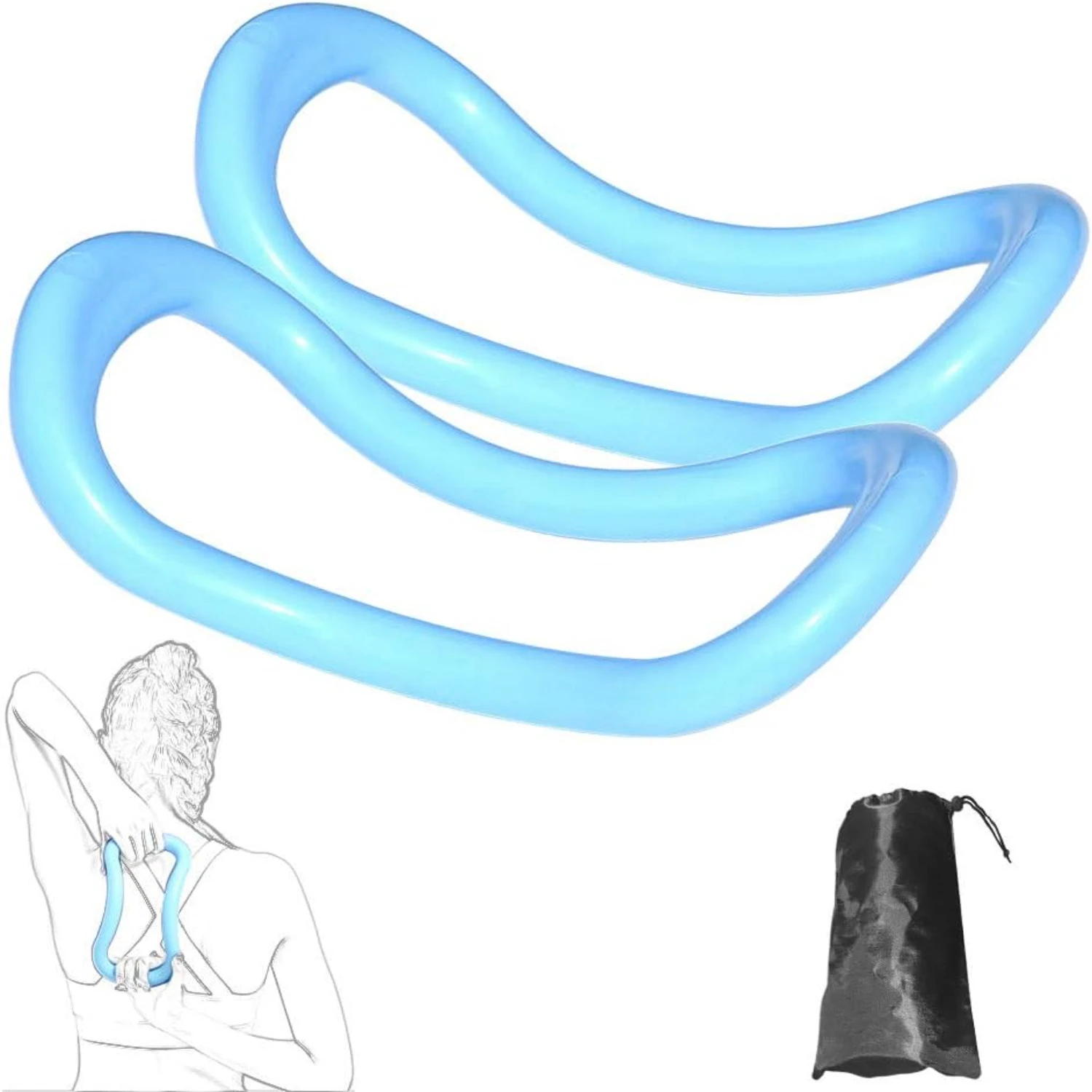 Enhanced Premium Yoga Ring Set - Superior Quality Practice - Essential Advanced Tool for Enhanced Fitness Experience - Guarantee