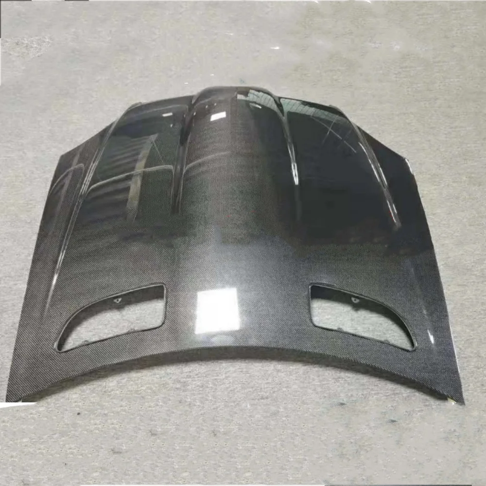 

Крышка двигателя из углеродного волокна для Mercedes-Benz SLK R171 2005-2010, конвертируйте капот двигателя, легкий капот, объемные автоаксессуары