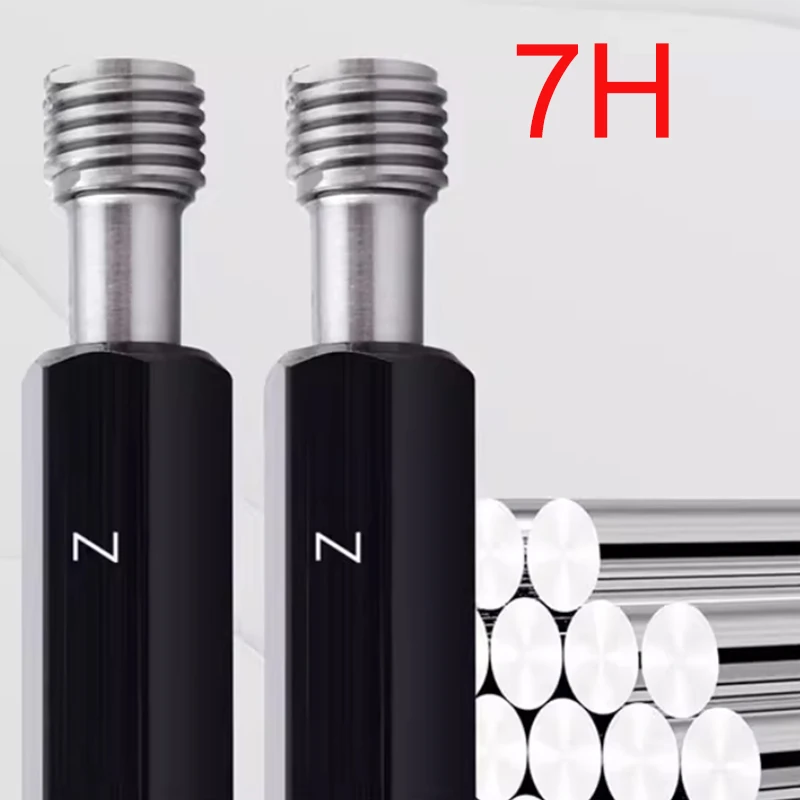 1PCS Steel Mer-cury Gage Fine Thread Plug Gauge 7H M4 M5 M6 M7 M8 M10 M11 M12 M13 M14 M16 M20 M24 Thread Distance 0.75 0.5
