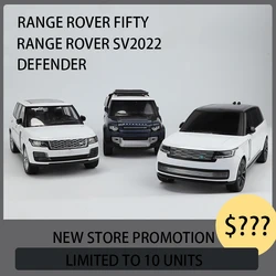 1:18 Range Rover пятьдесят 50 SV2022 Defender, игрушечный автомобиль из сплава, внедорожник для мальчиков, металлический автомобиль, один предмет, Hot Wheels Classic