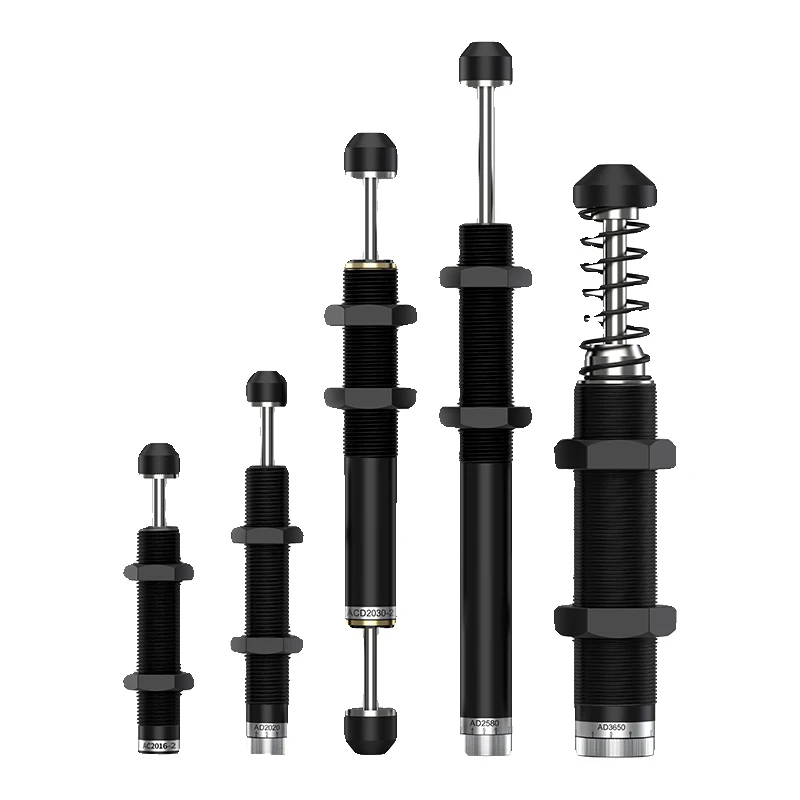 2Pcs Cylinder spring mechanical arm accessories RB RBC Series shock absorber Damper hydraulic oil pressure buffer RB0604 RBC0604