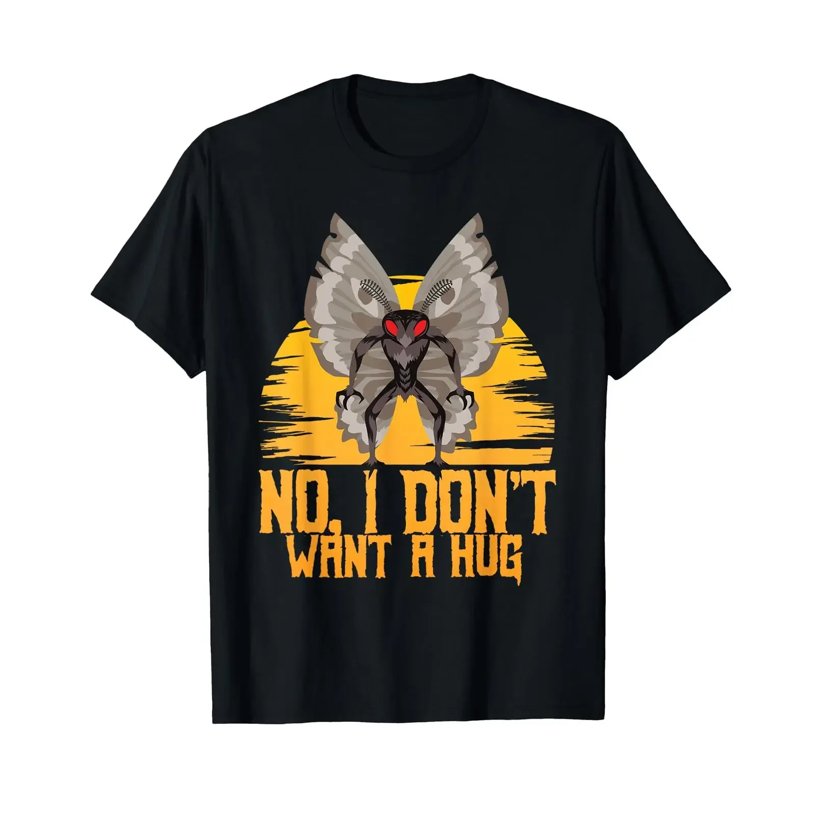 Gothic Folklore Cryptozoology T Shirt Goth Cryptid Mothman vintage Washed Slightly Stretched graphic Breathable Stylish homme