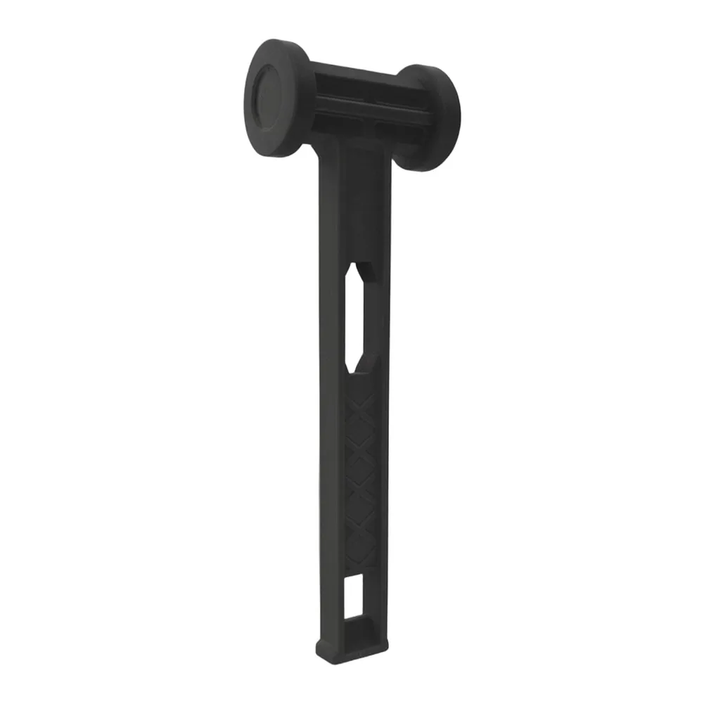 PE Engineering Plastic Tent Peg Hammer for Reliable Outdoor Use Featuring Comfortable Grip and Built-in Nail Puller