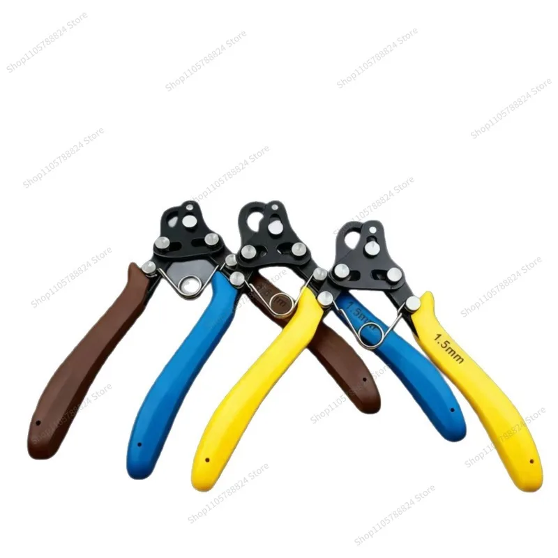 For 9-character needle roll needle pliers 1.5mm 2.25mm3mm Winding tool Metal copper iron jewelry pliers