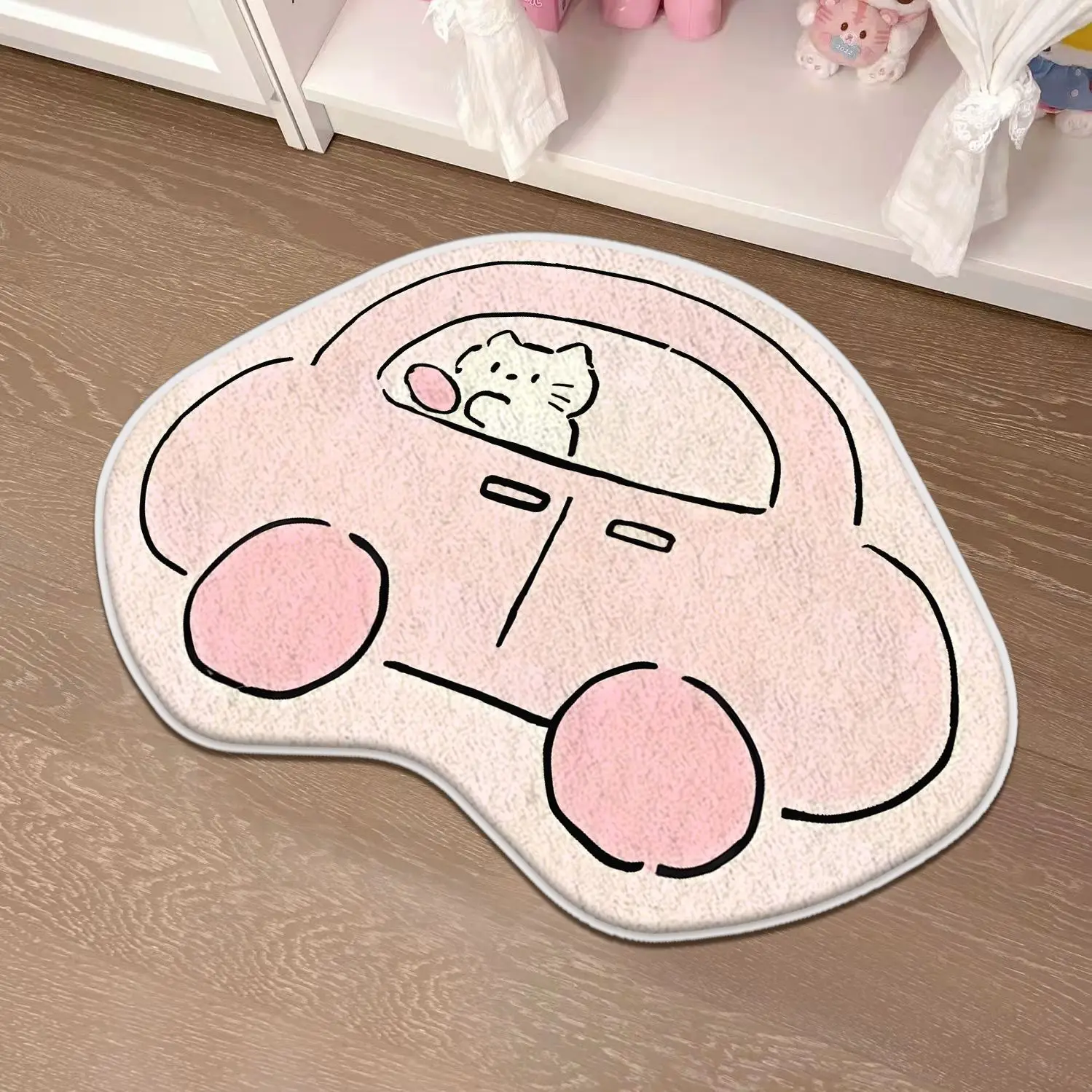 

VIKAMA Cute Cartoon Carpet for Bedroom, Living Room, Entrance Hall and Door Mat - Soft and Comfortable for Indoor Decoration