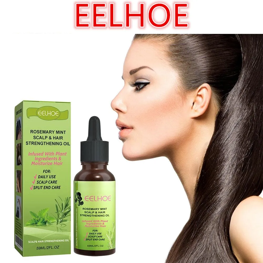 Solución de Nutrición del cabello de menta para calmar el cabello seco, masaje del cuero cabelludo, tratamiento para fortalecer el cuidado del cabello, aceite esencial M3K5