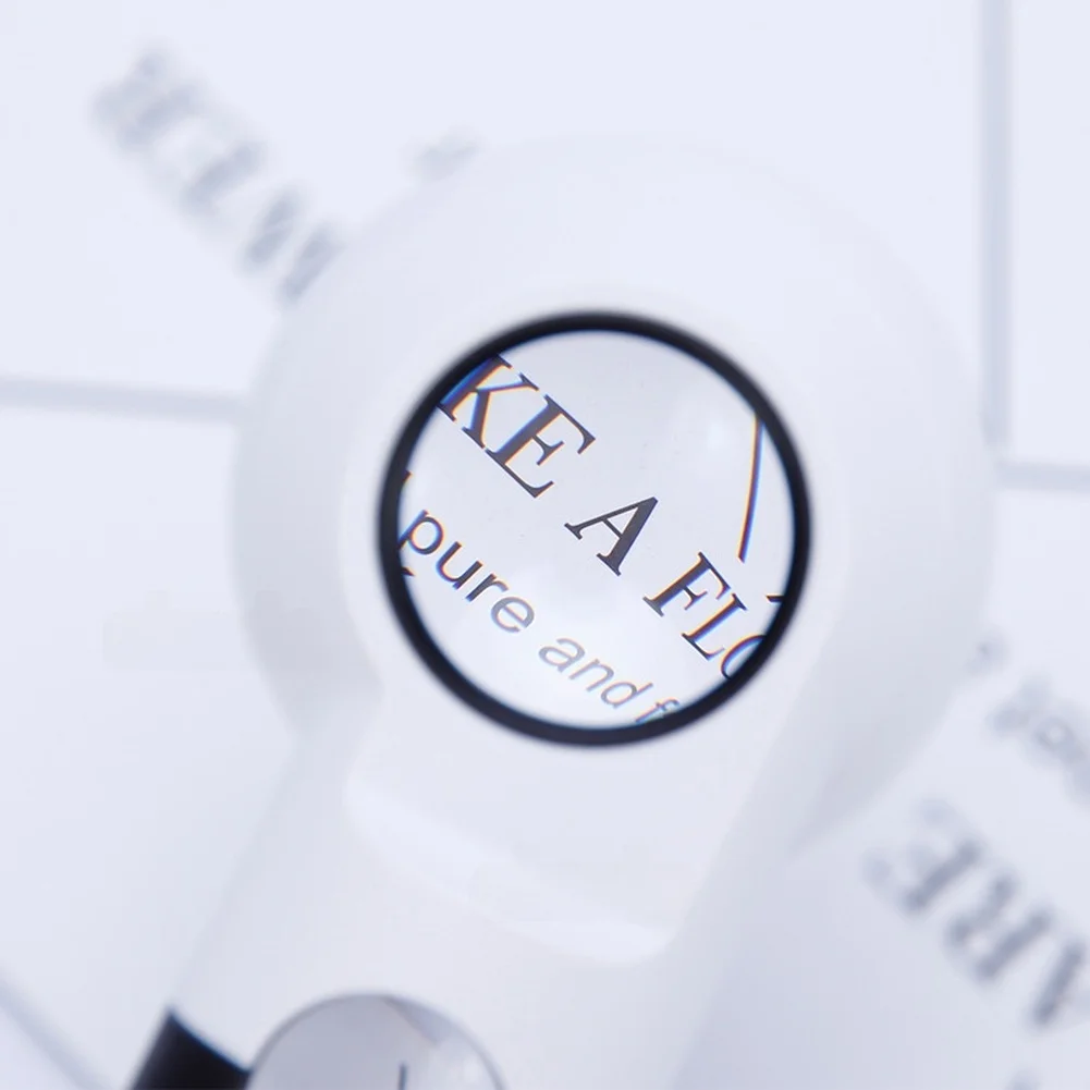 Handheld LED Magnifying Glass 16X 30X Dual Layer Optical Lens For Jewelry Coin Lighting Modes Magnifying Glass For Reading ﻿
