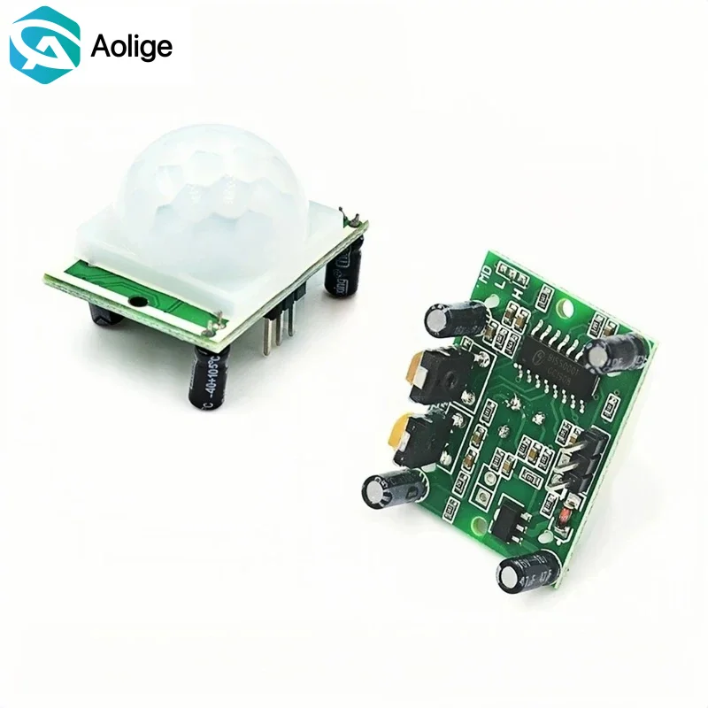 30/PCS  High Quality HC-SR501 HCSR501 Adjust Infrared PIR Motion Sensor Detector Module For Arduino + Case