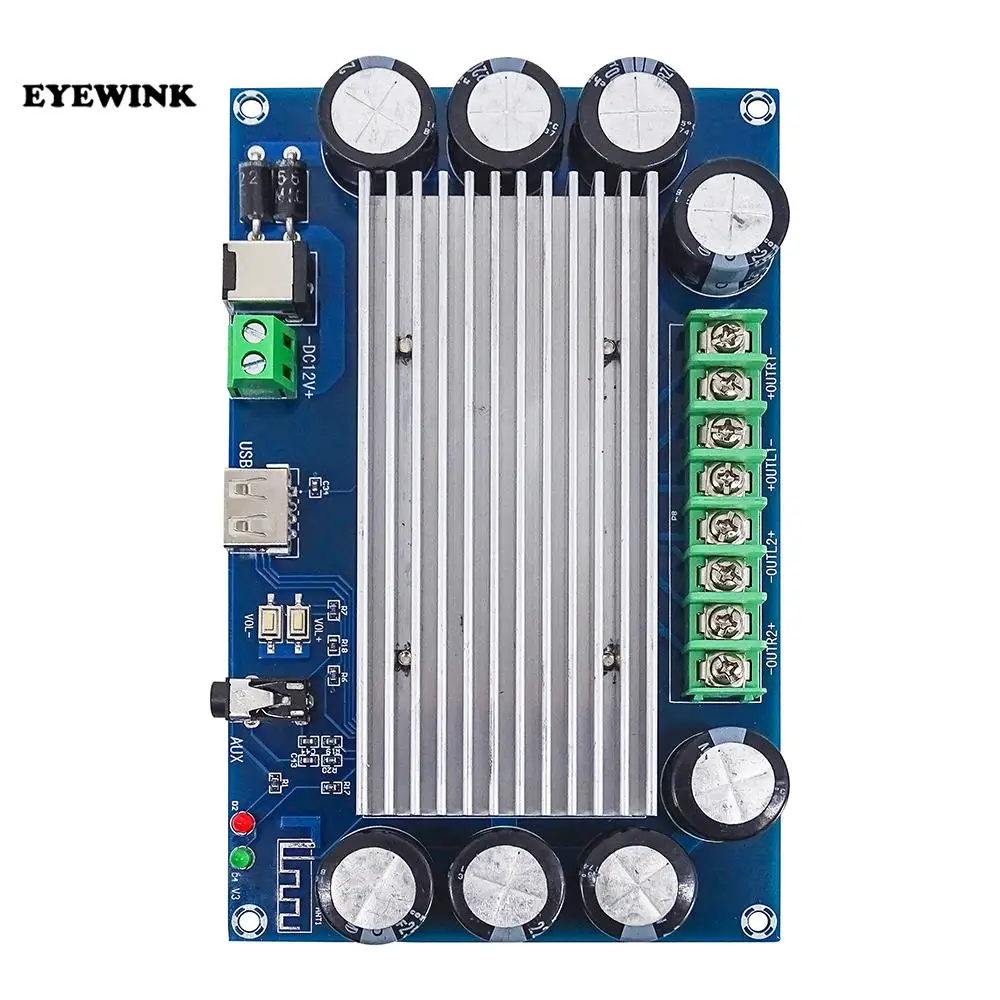 XH-A397 Professional tda7388 series power amplifier board HD audio quality Bluetooth 5.0 theater audio amplifier