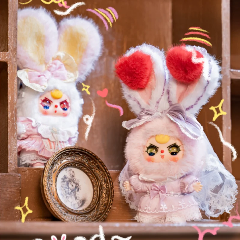 طفل ثلاثة 100% لوليتا حلم سلسلة الفينيل أفخم صندوق أعمى لطيف دمية المفاتيح الديكور حقيبة قلادة صندوق غامض لعبة ممتعة الهدايا