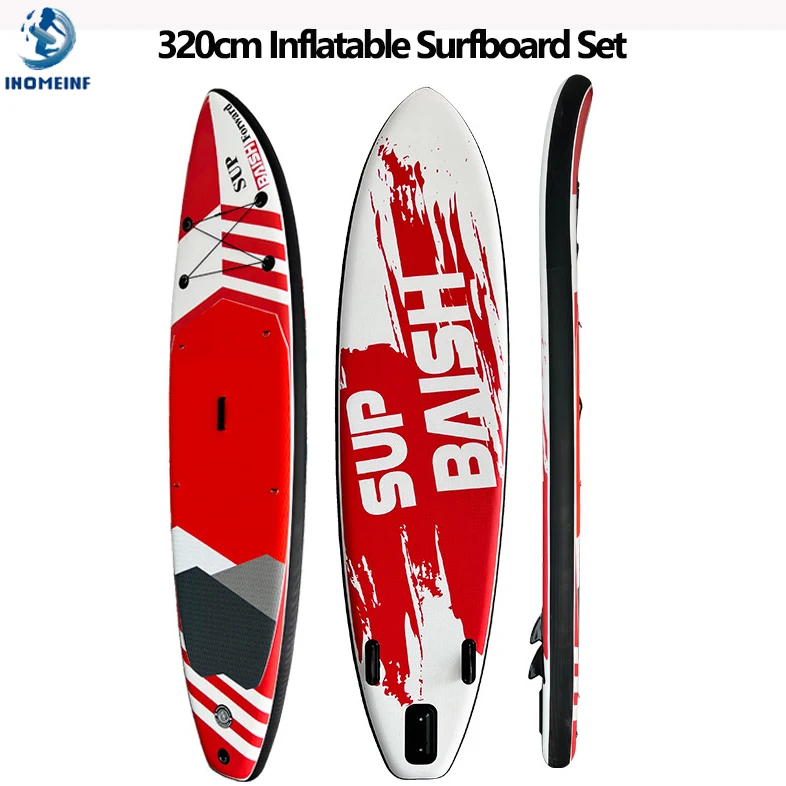 

New Arrivals Inflatable SUP320 Stand Up Paddle Board for All Skill Levels, Non-Slip SUP, Surfboard with Paddle&Fin&bag&Air Pump