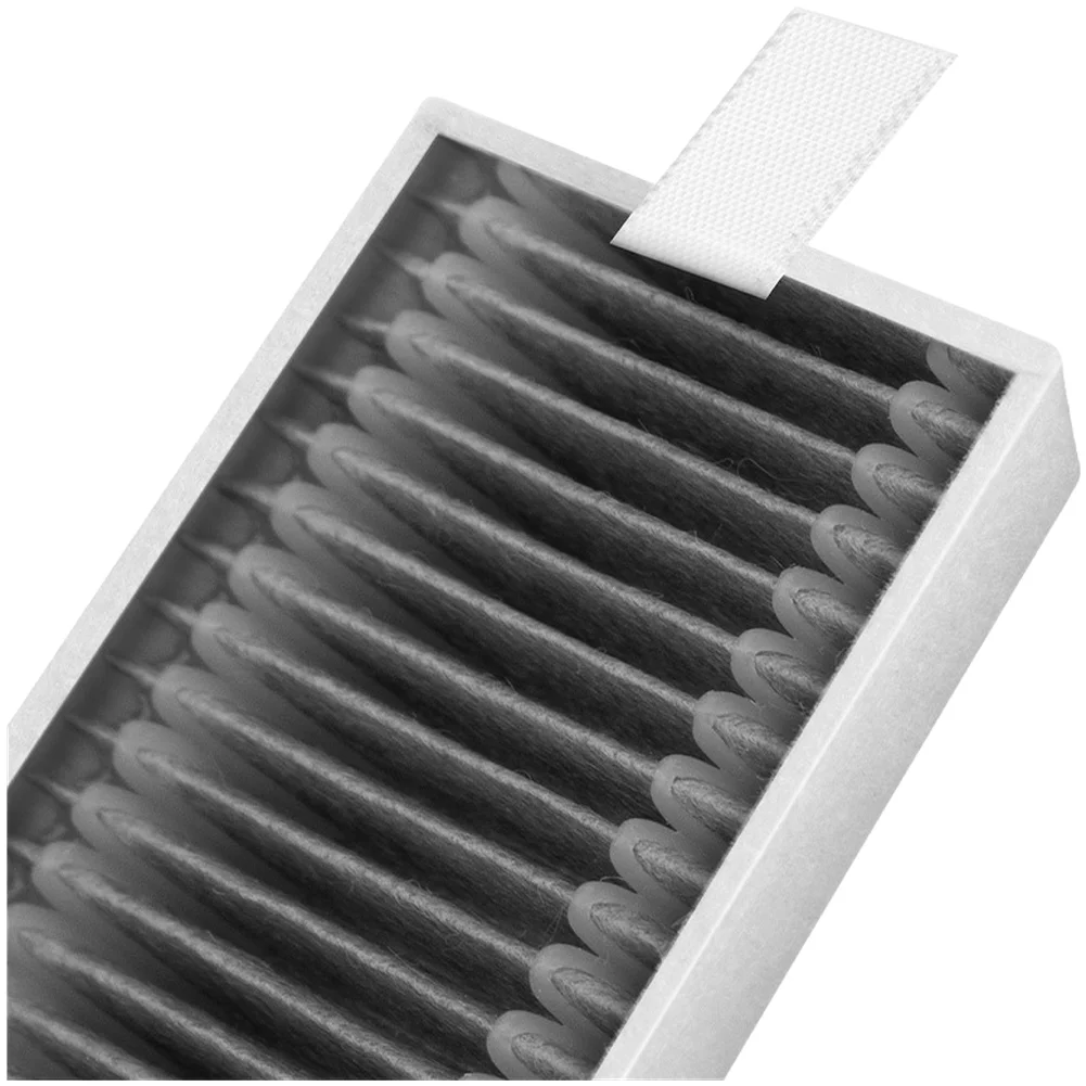 Carbon Infused H13 HEPA Filter for washable for Ecovacs X8 X8PRO Robot Vacuum Cleaner 3.9x1x8.4cm White or Black