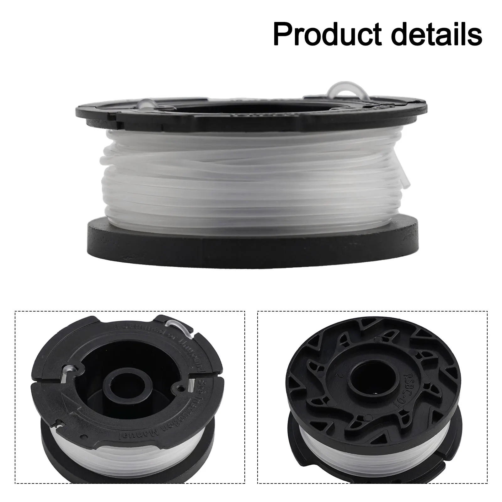 10Pcs Spool & Line For BESTA525 / BESTA528 / BESTA530 / BESTE630 / GB BD032 Trimmer And for Lawn Mower Accessories