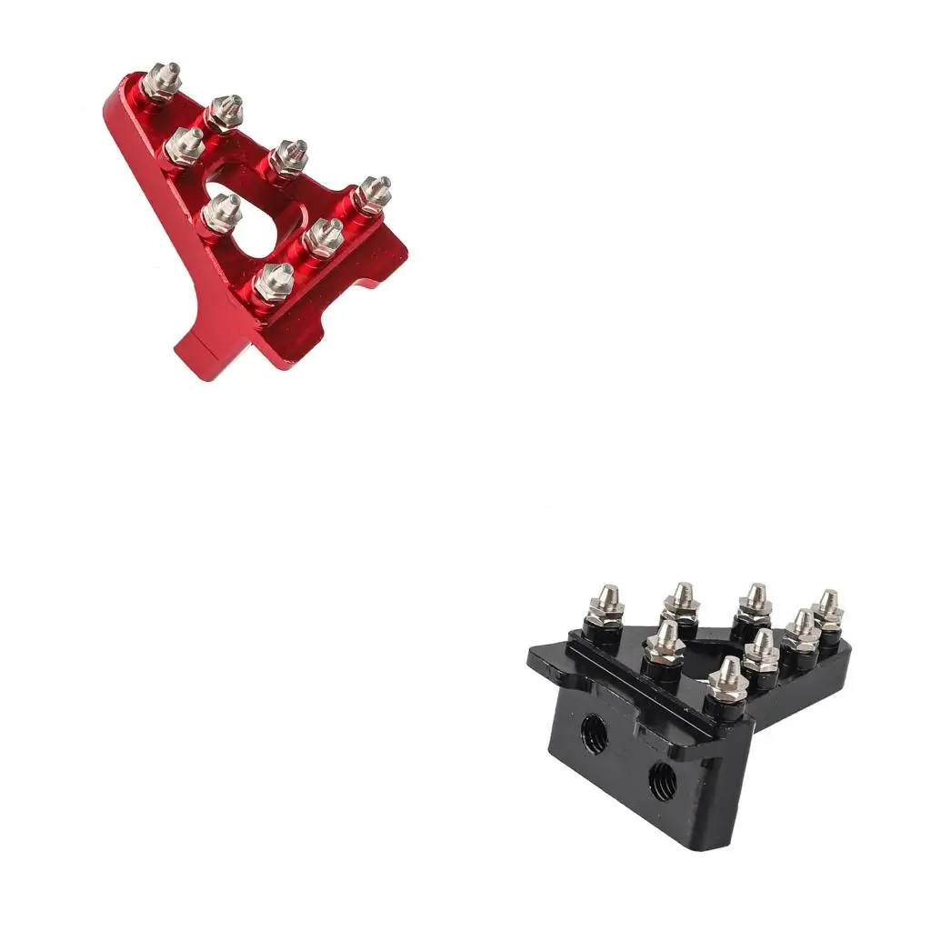  Motorcycle Brake Pedal Step Plates For CRF50 XR50 Bikes Nonslip Surfaces Enhanced Riding Safety