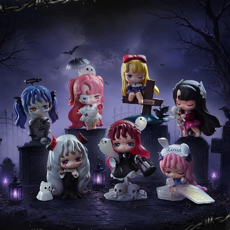 

Lilith NOCTURNAL SHROUD Series Blind Box Darkness Action Figure Lilith Anime Doll Collect Decor Toys Anime Figure Surprise Gift
