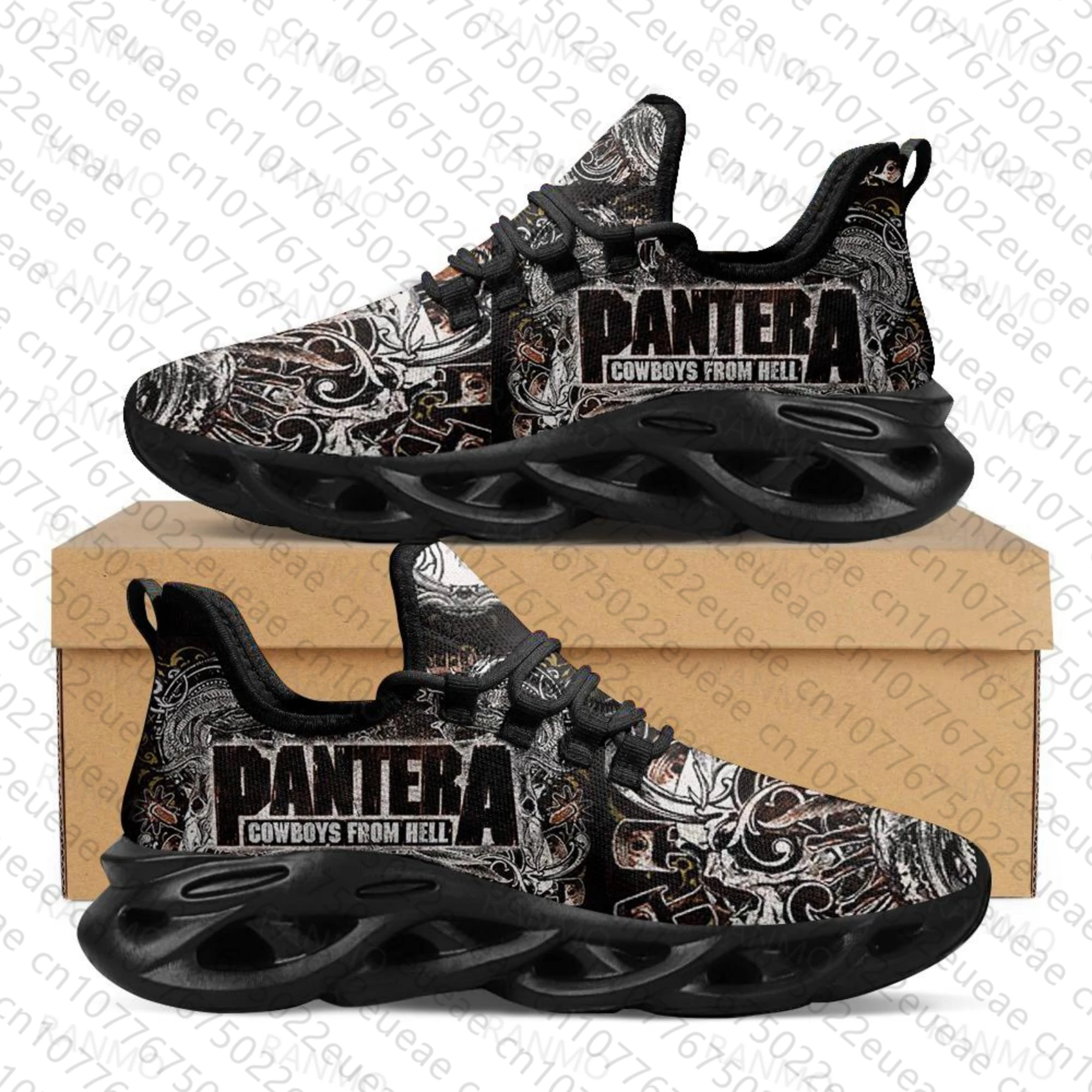 

Pantera Metal Band Pop Sports Shoes Mens Womens Teenager Kids Children Sneakers Casual Custom High Quality Couple Shoes