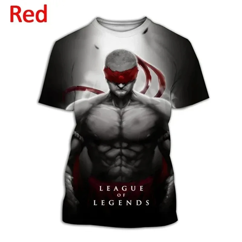 Hot Game League of Legends 3D Printed T-shirt For Men and Women Personality Casual Tee Tops Oversized O-neck Unisex Short Sleeve