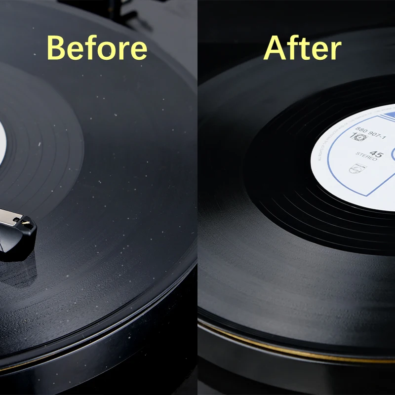 Vinyl Record Cleaner Anti-Static Dust Cleaning Record Brush For Vinyl Albums LP CD Cartridge/Keyboard/Camera Lens