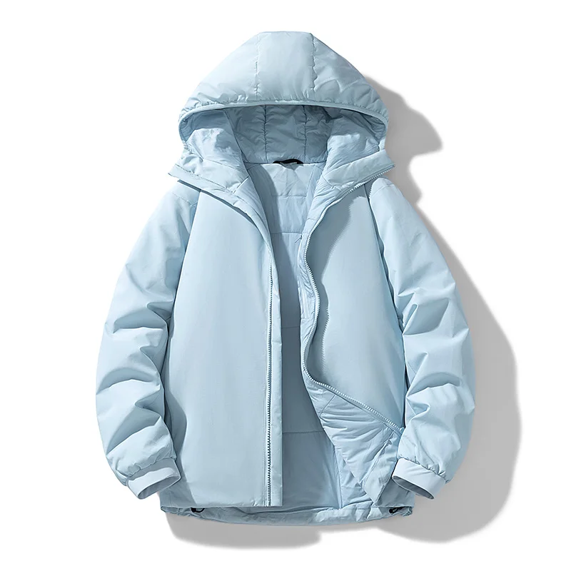 2023 Winter Unisex Wandern Jacke Mit Kapuze Parkas Männer Baumwolle Gefütterte Jacke Männer Warme Mäntel Männlichen Casual Mantel Mann Stepp jacke