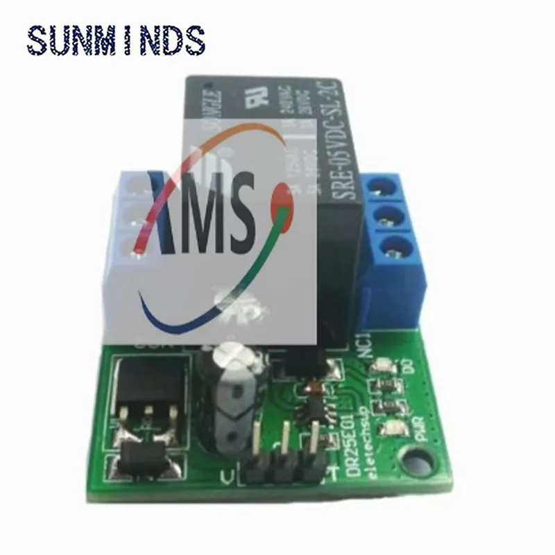 1PCS DR25E01 DC 5-24V 3-5A Flip-Flop Latch DPDT Relay Module Bistable Self-locking Double Switch Board for Arduiuo MEGA AVR LED