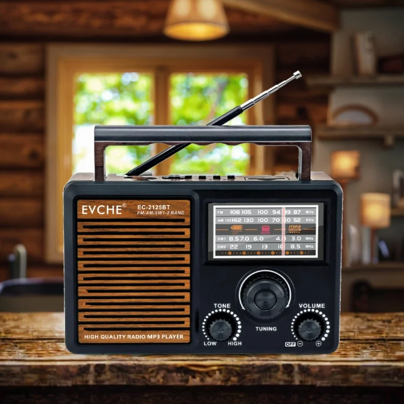 

Ретро портативный многофункциональный FM/AM/SW многодиапазонный радиоприемник беспроводной Bluetooth-динамик MP3-плеер с поддержкой воспроизведения USB/TF/SD