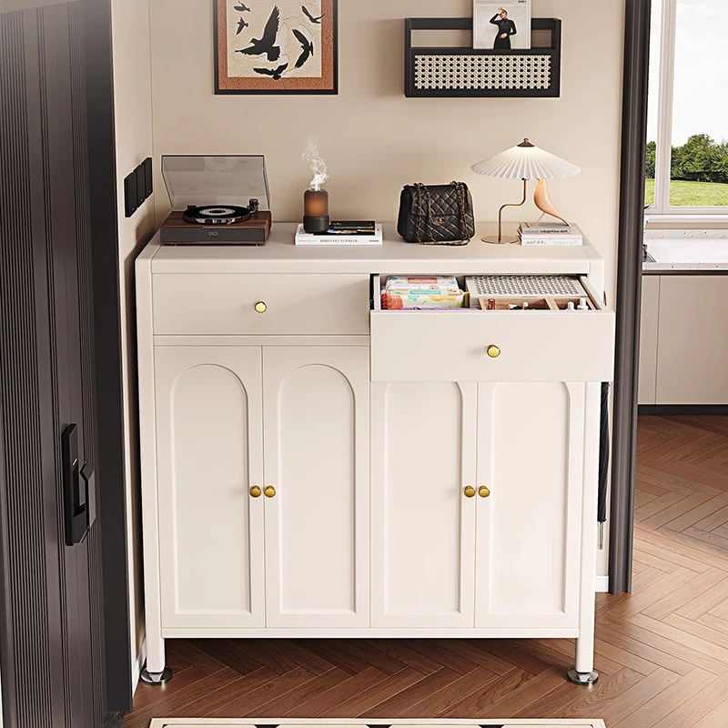 

Luxury Nordic Metal Shoe Cabinet Designer Organizer Bathroom Cupboard Shoe Shelf Modern Vertical Archivadores Hotel Furniture