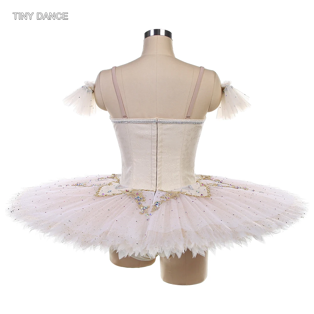 

Customizable Professional Ivory Pancake Tutu for Girls Ballet Dancing Dress Solo Costumes for Performance And Competition B26604