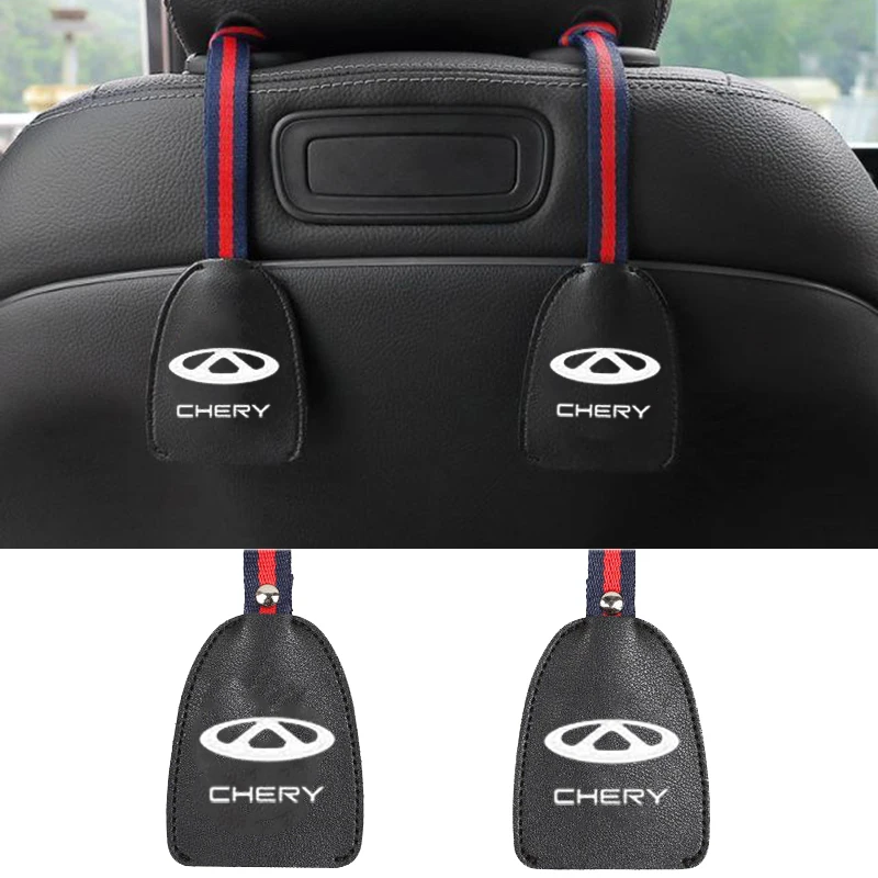 Car Interior Seat Back Hooks Holder Chery QQ QQ6 Tiggo 2 3 8 3X Turbo A1 A3 A5 Cowin E3 Eastar Fengyun Fulwin Oriental V5 X1