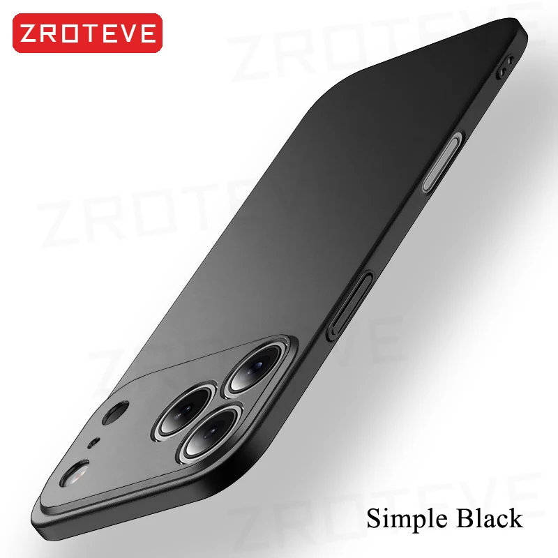 Für iPhone 18 17 Pro Max 17e 16e 16 15 14 Plus 13 Mini Hülle ZROTEVE Ultradünne Matte Harte PC-Abdeckung für iPhone17 Air Handyhüllen – Detail 21