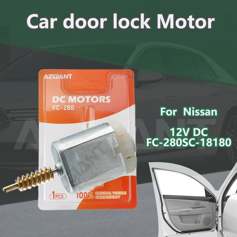 

FC-280SC-18180 For Nissan Micra March K12 MK3 2003-2010 Car Door Lock Actuator Latch Motor 12V Provide power abrasion proof tool