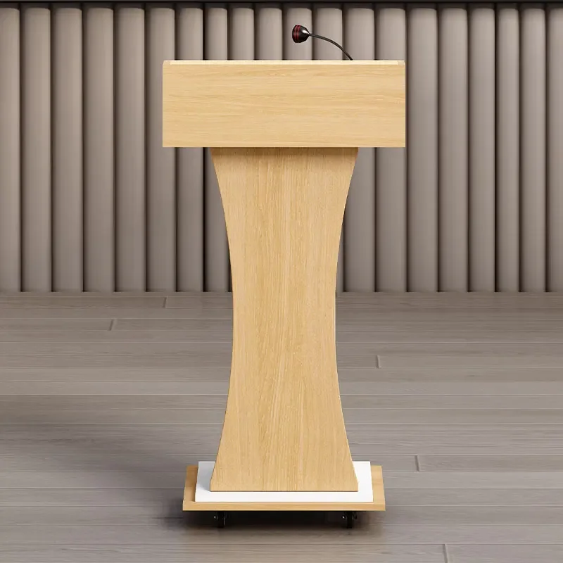 

Reception Desks For Clinic Lecture Stand Meeting Room Wood Speech Stand Training Table Thickened Desktop Office Furniture Luxury