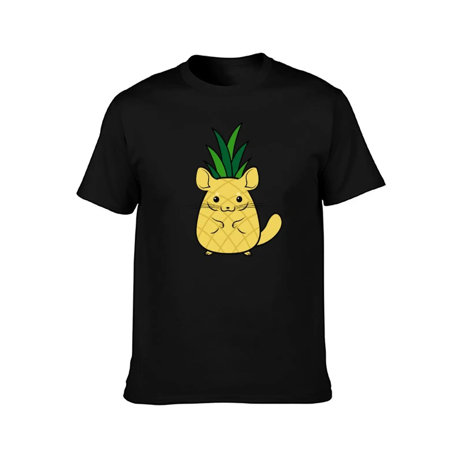 Pineapple Chinchilla T-Shirt cotton graphic tees oversized t shirt new edition t shirts for men cotton