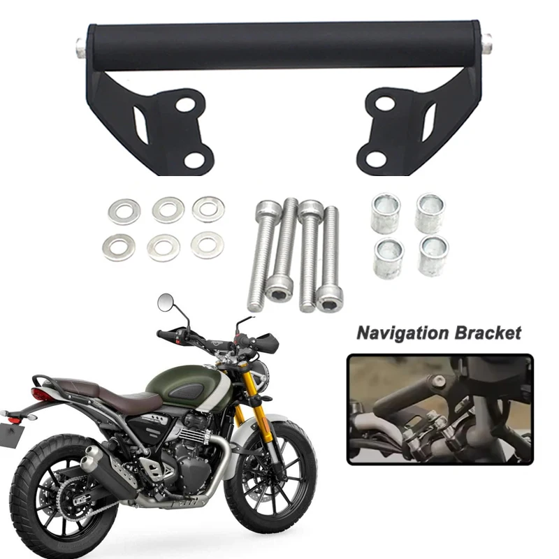 

Motorcycle GPS Navigation Holder Phone Bracket For speed400 speed 400x SPEED400 Scrambler 400 SCRAMBLER400 2024-