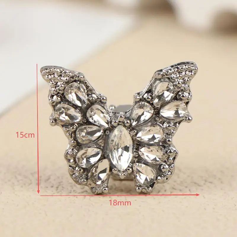 Rhinestone  Earphone Decorations Removable Clip On Accessories for DIY Headphone Fashion Upgrade
