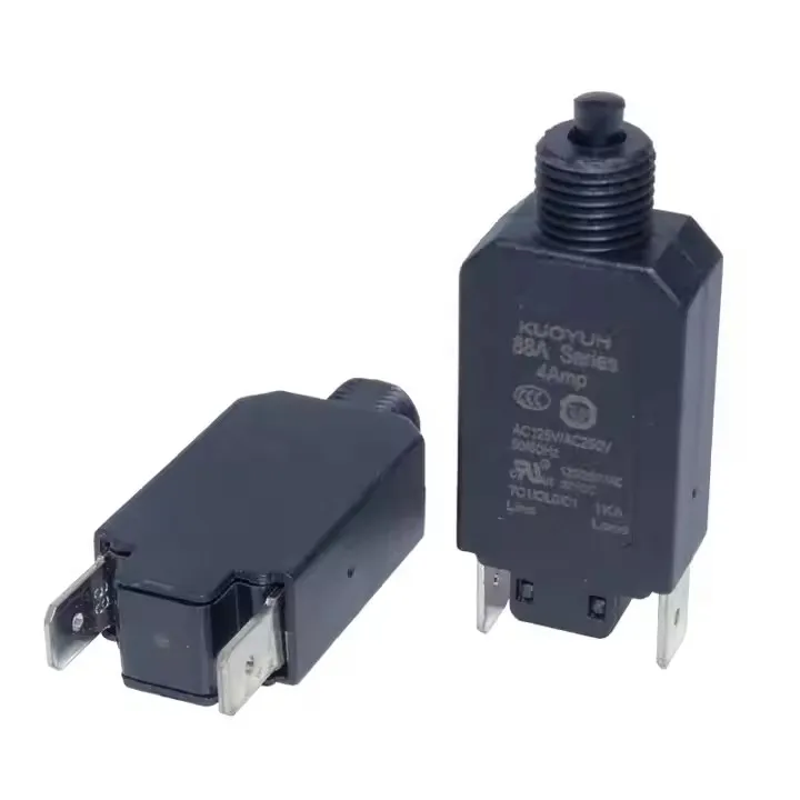6A 125/250VAC 50VDC Self-Reset Motor Overload Protector Motor Accessories-Efficient Circuit Breaker