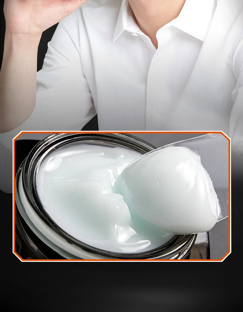 Crema viso all'acido ialuronico da uomo, controllo dell'olio e idratante, non grassa per tutte le stagioni